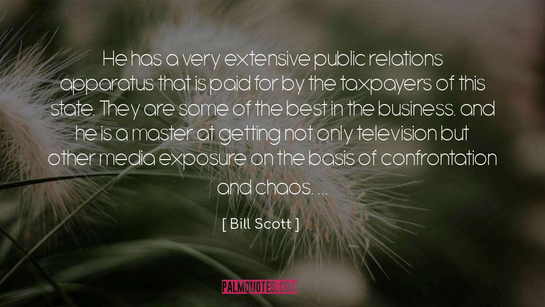 Bill Scott Quotes: He has a very extensive