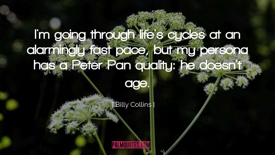 Billy Collins Quotes: I'm going through life's cycles