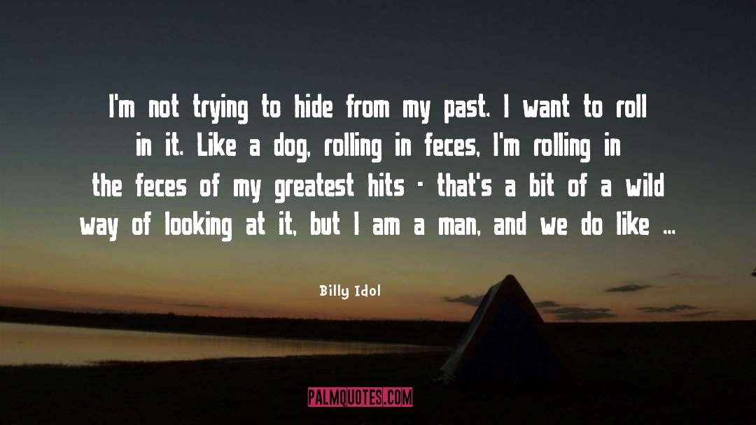 Billy Idol Quotes: I'm not trying to hide