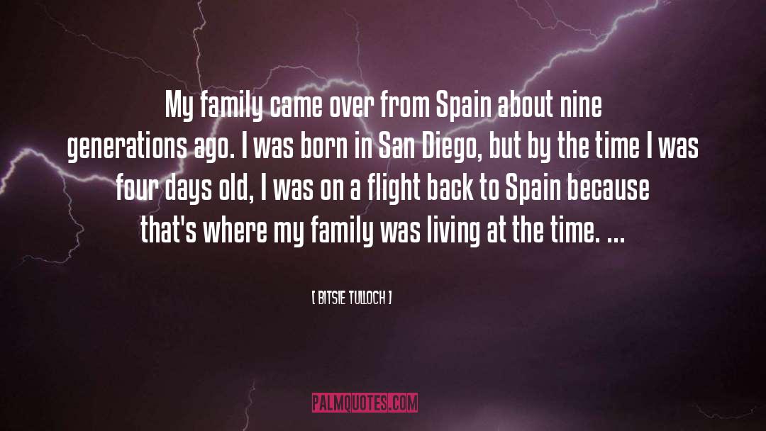 Bitsie Tulloch Quotes: My family came over from