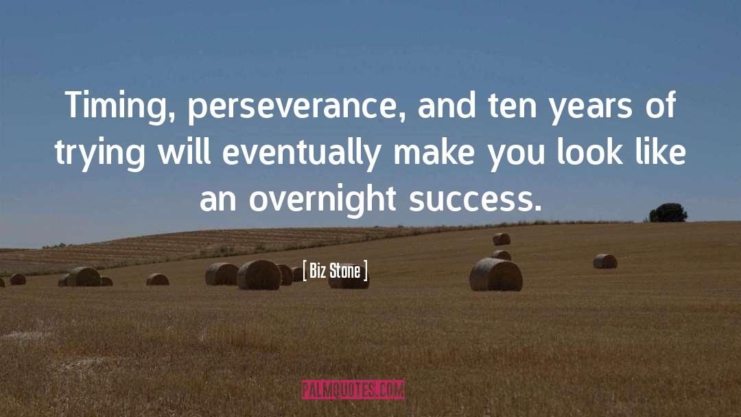 Biz Stone Quotes: Timing, perseverance, and ten years