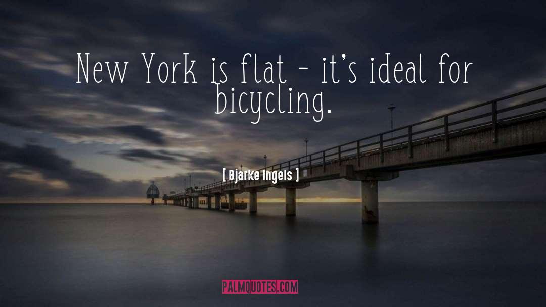 Bjarke Ingels Quotes: New York is flat -
