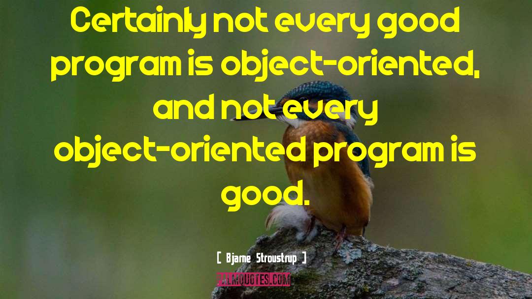 Bjarne Stroustrup Quotes: Certainly not every good program