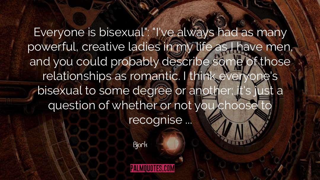 Bjork Quotes: Everyone is bisexual