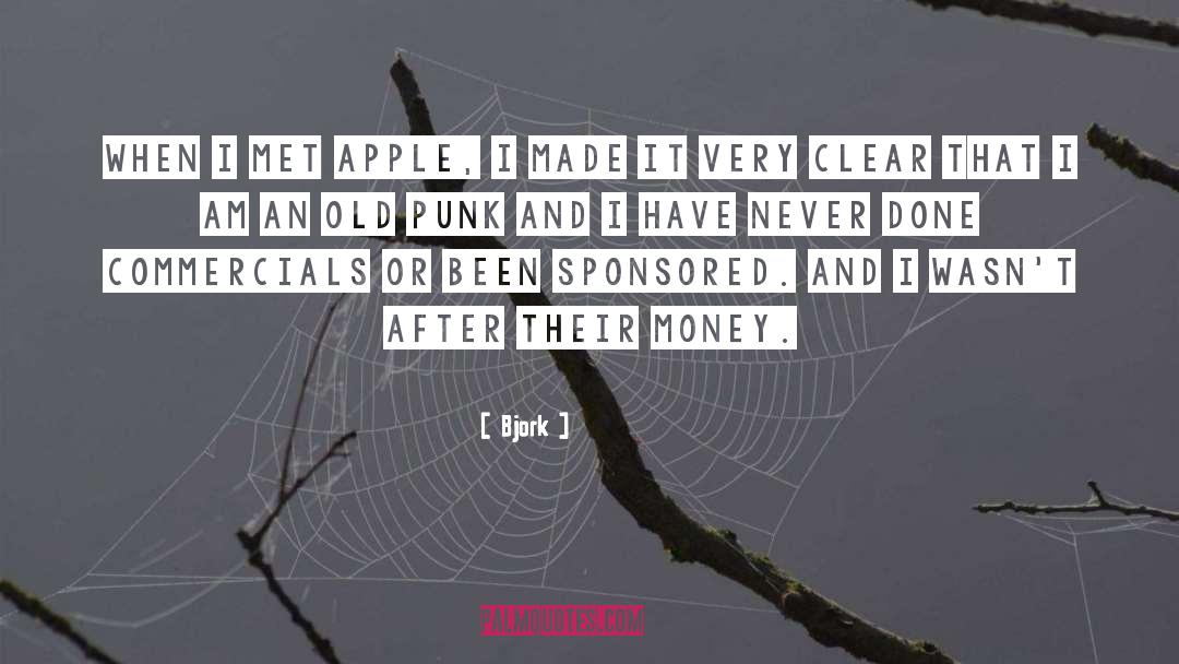Bjork Quotes: When I met Apple, I