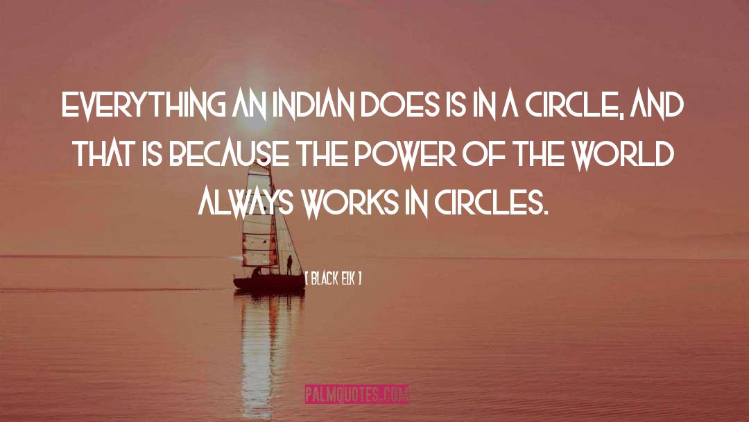 Black Elk Quotes: Everything an Indian does is
