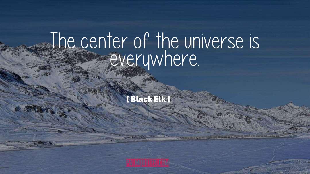 Black Elk Quotes: The center of the universe
