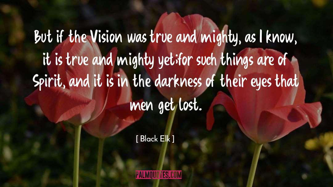 Black Elk Quotes: But if the Vision was