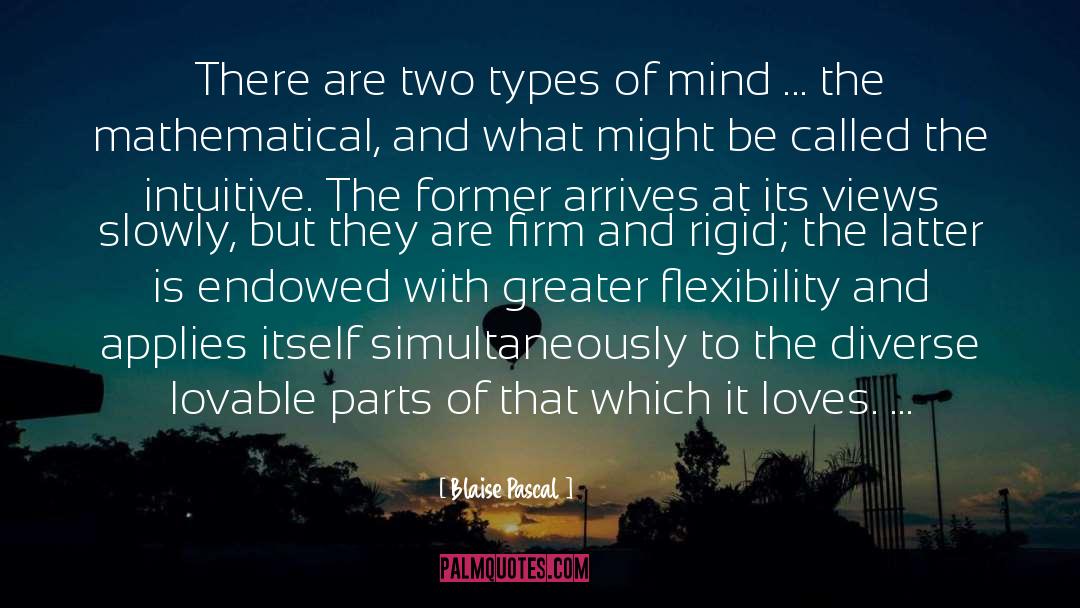 Blaise Pascal Quotes: There are two types of