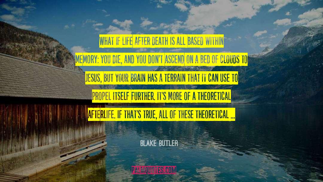 Blake Butler Quotes: What if life after death