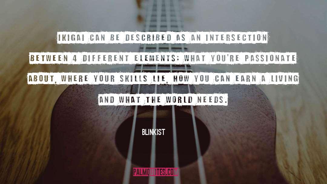 Blinkist Quotes: Ikigai can be described as