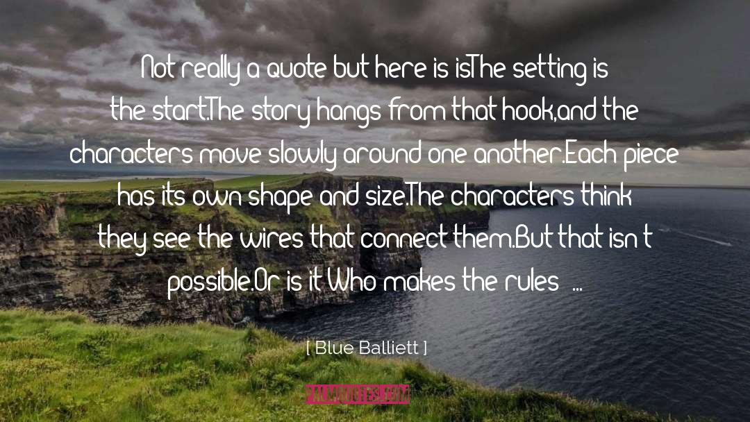 Blue Balliett Quotes: Not really a quote but