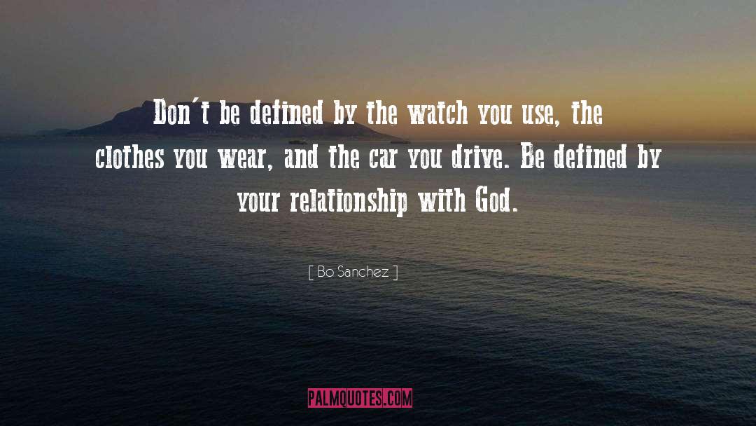 Bo Sanchez Quotes: Don't be defined by the