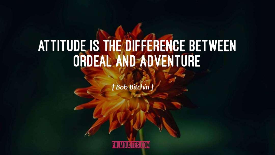 Bob Bitchin Quotes: Attitude is the difference between