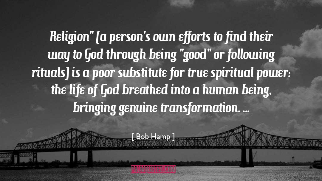 Bob Hamp Quotes: Religion