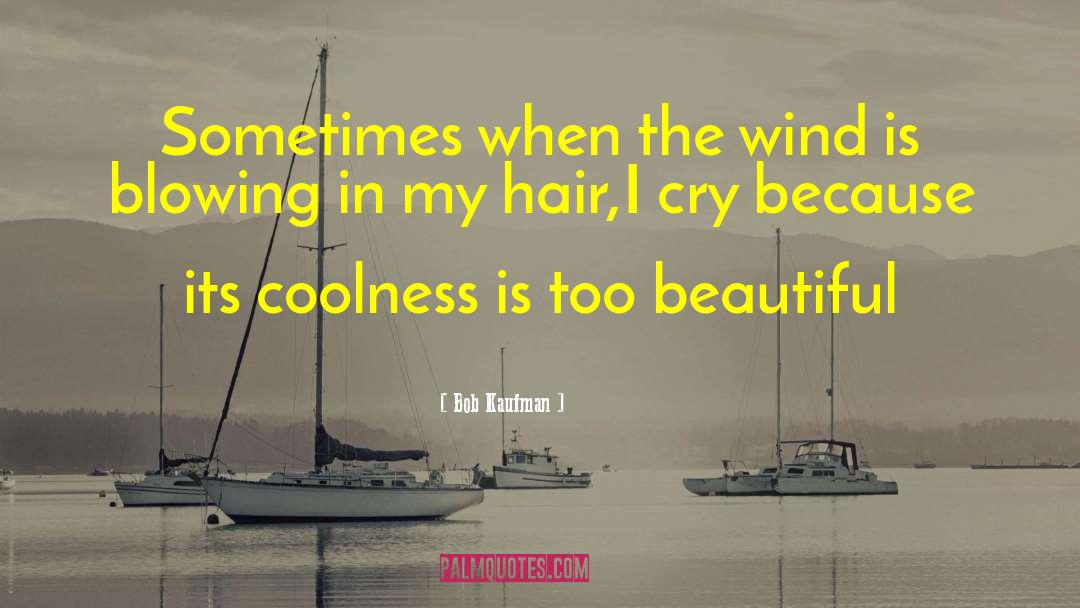 Bob Kaufman Quotes: Sometimes when the wind is