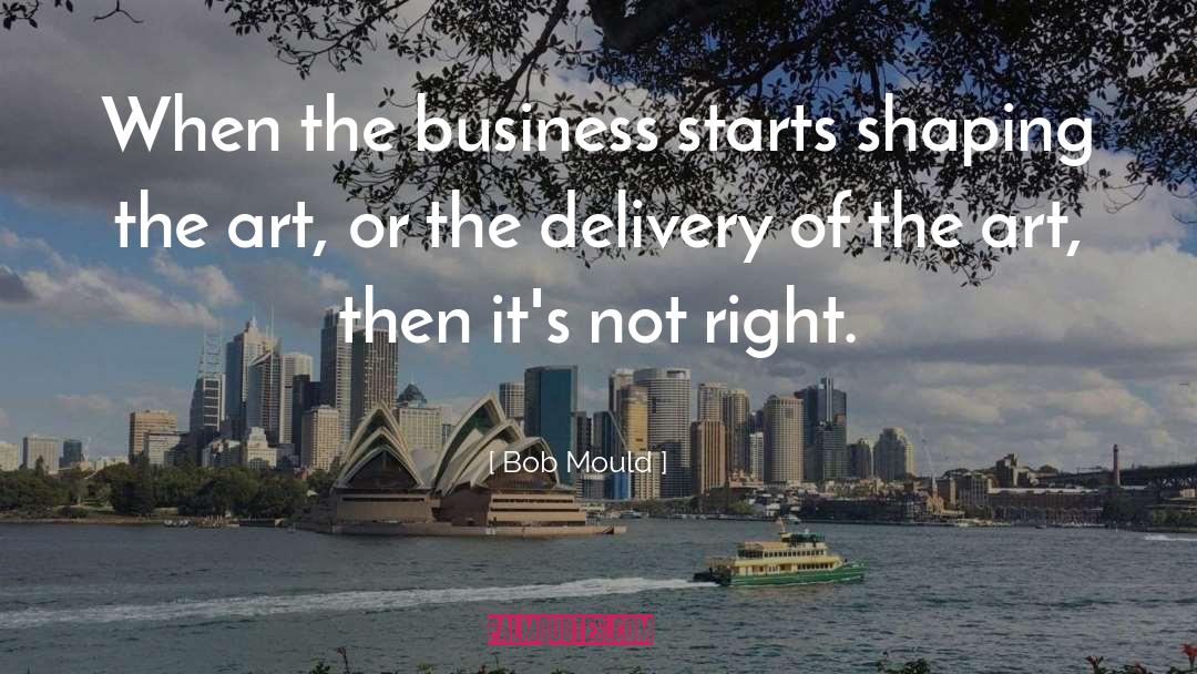 Bob Mould Quotes: When the business starts shaping