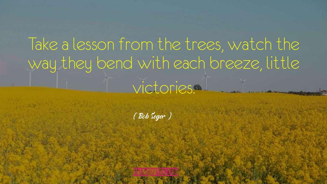 Bob Seger Quotes: Take a lesson from the