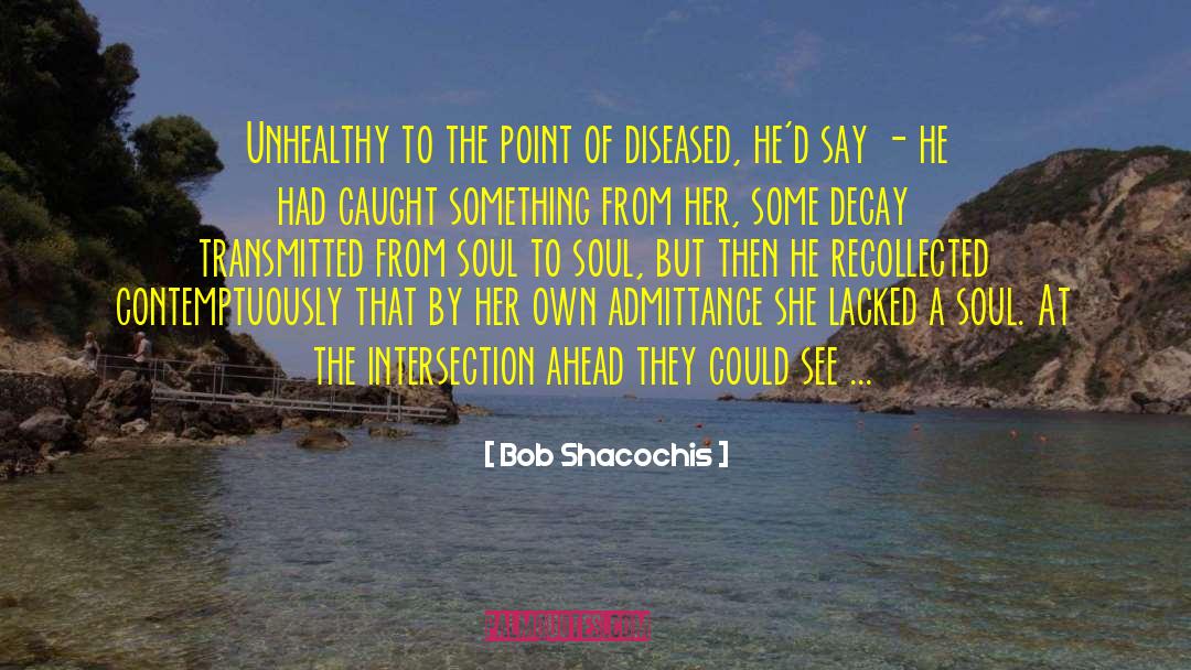 Bob Shacochis Quotes: Unhealthy to the point of