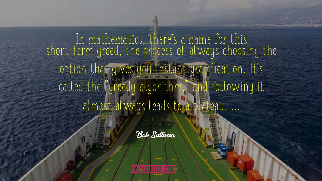Bob Sullivan Quotes: In mathematics, there's a name