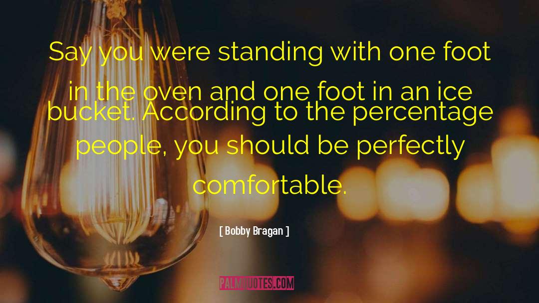 Bobby Bragan Quotes: Say you were standing with