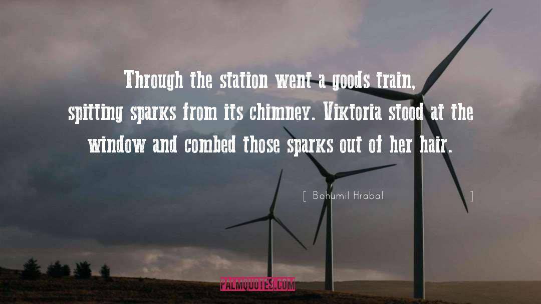 Bohumil Hrabal Quotes: Through the station went a