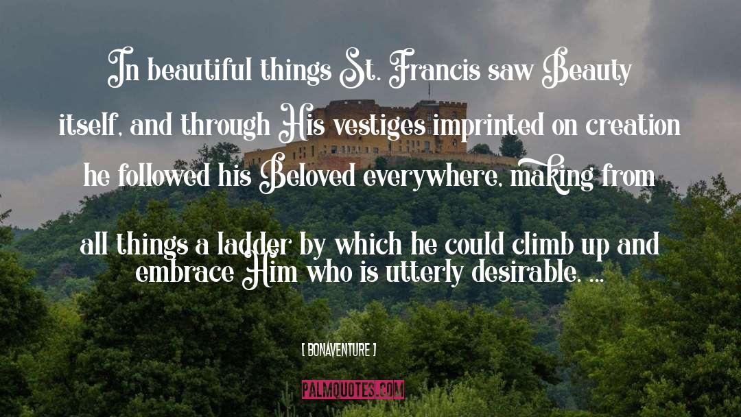 Bonaventure Quotes: In beautiful things St. Francis