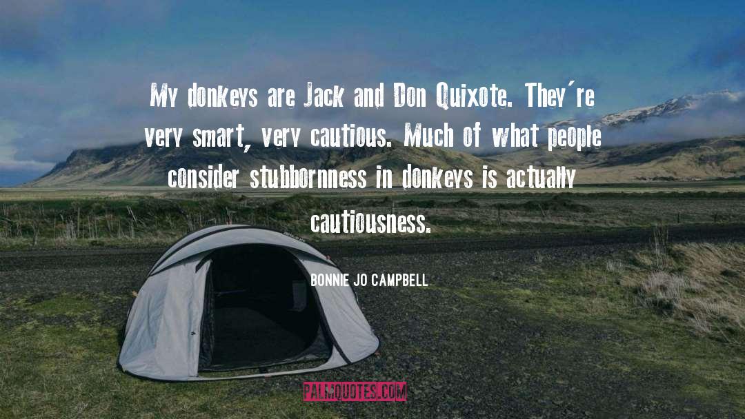 Bonnie Jo Campbell Quotes: My donkeys are Jack and