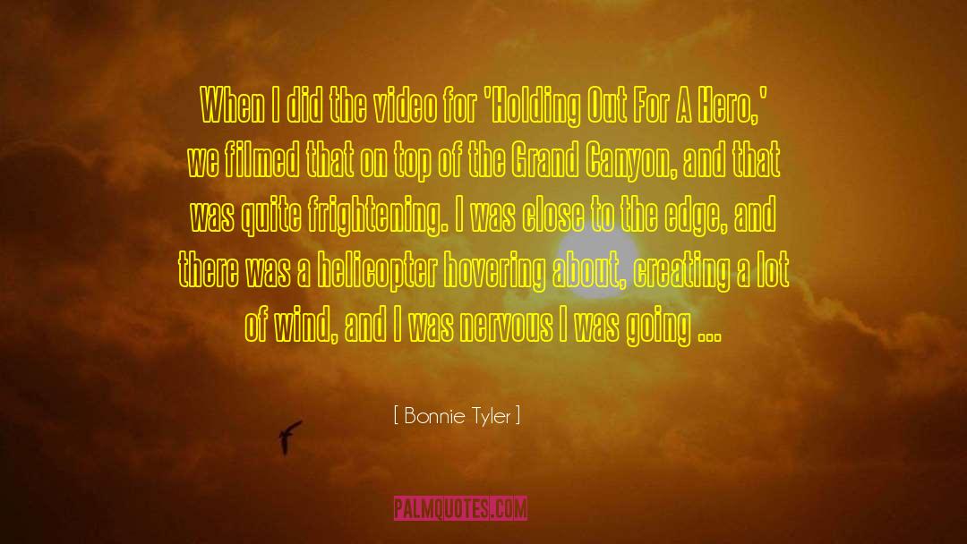 Bonnie Tyler Quotes: When I did the video