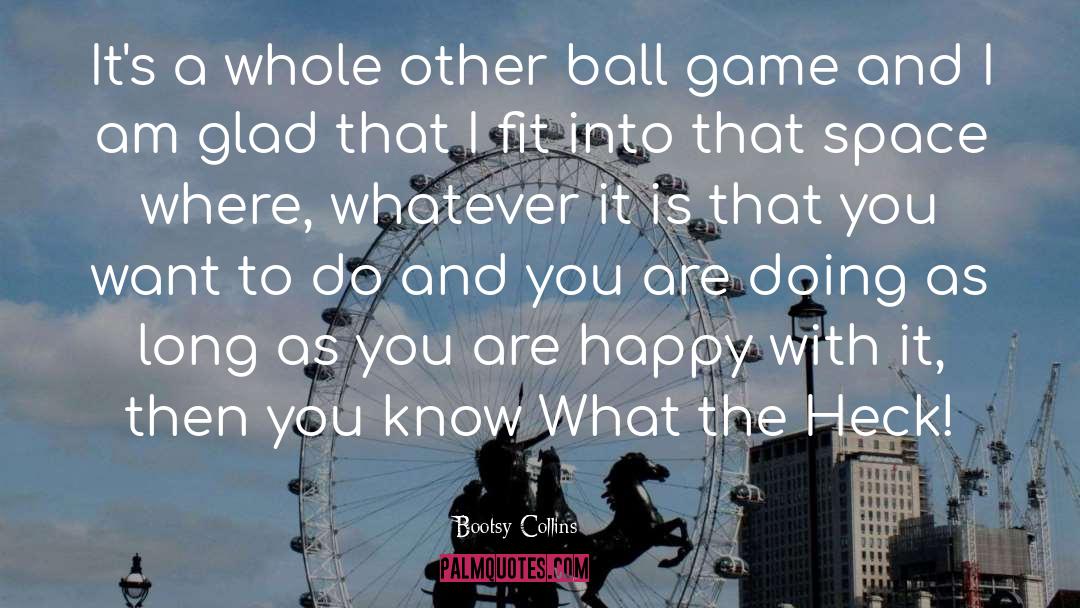 Bootsy Collins Quotes: It's a whole other ball