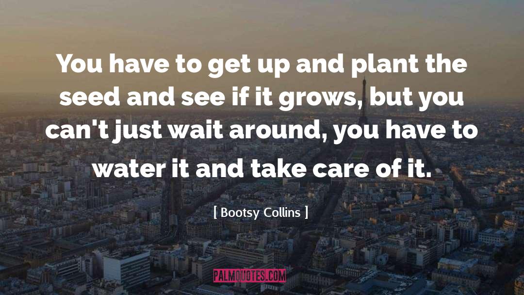 Bootsy Collins Quotes: You have to get up