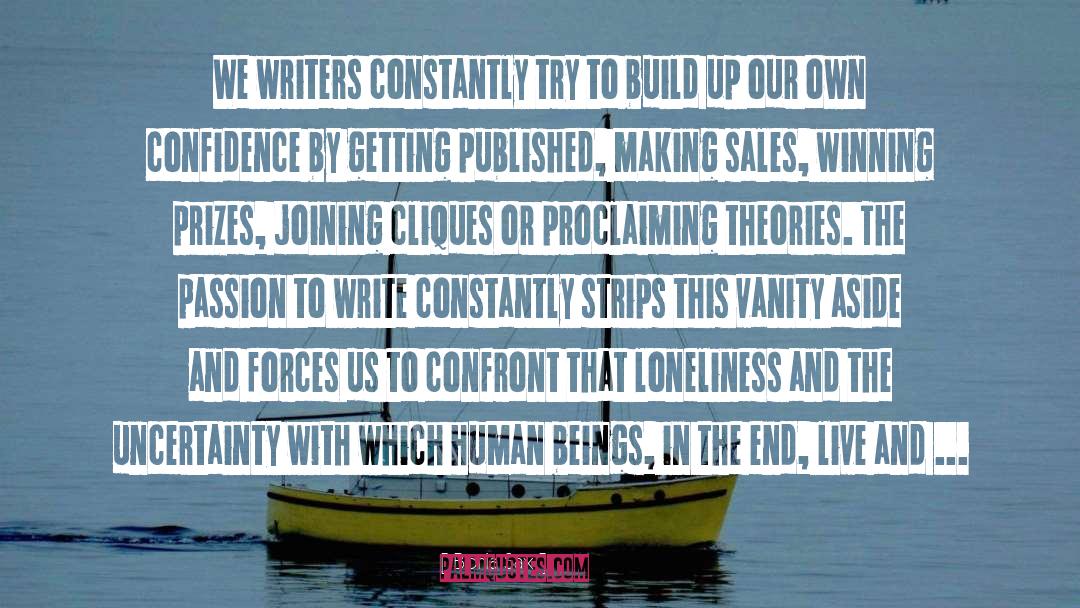 Boria Sax Quotes: We writers constantly try to