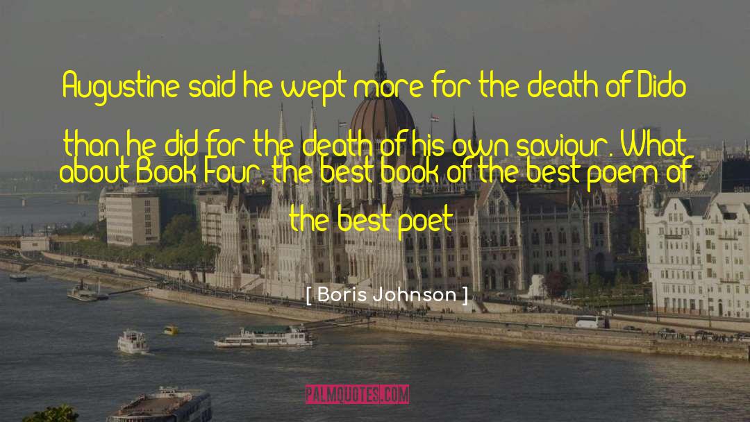 Boris Johnson Quotes: Augustine said he wept more