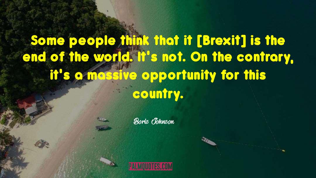 Boris Johnson Quotes: Some people think that it