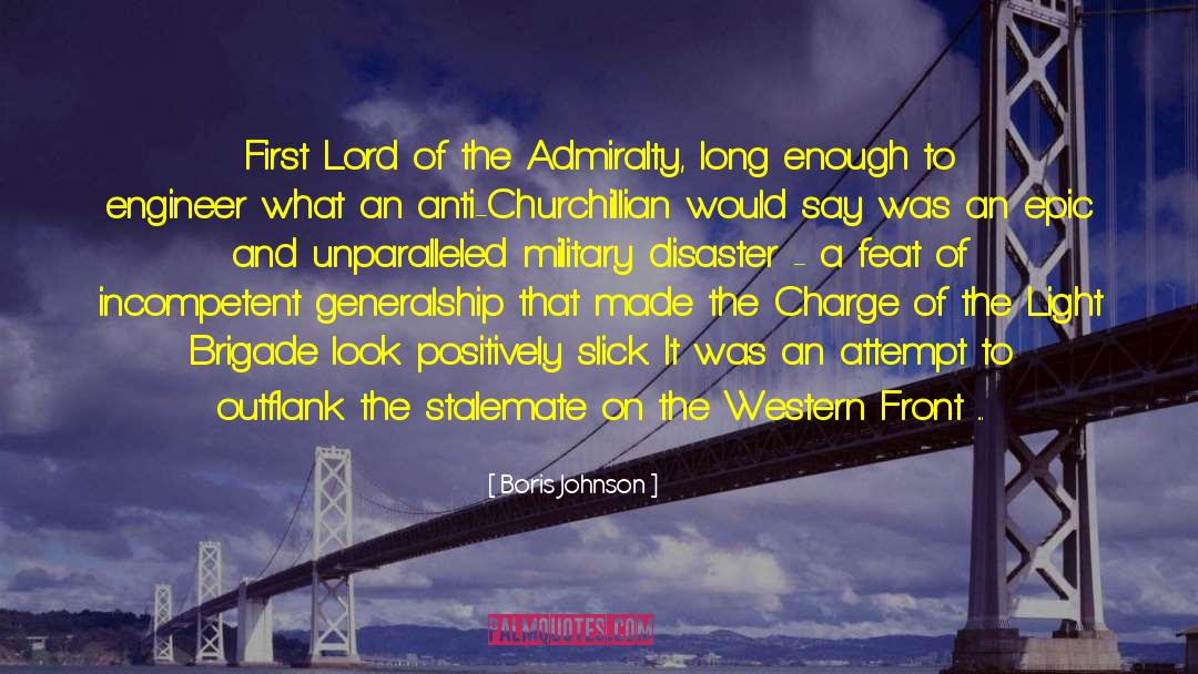 Boris Johnson Quotes: First Lord of the Admiralty,