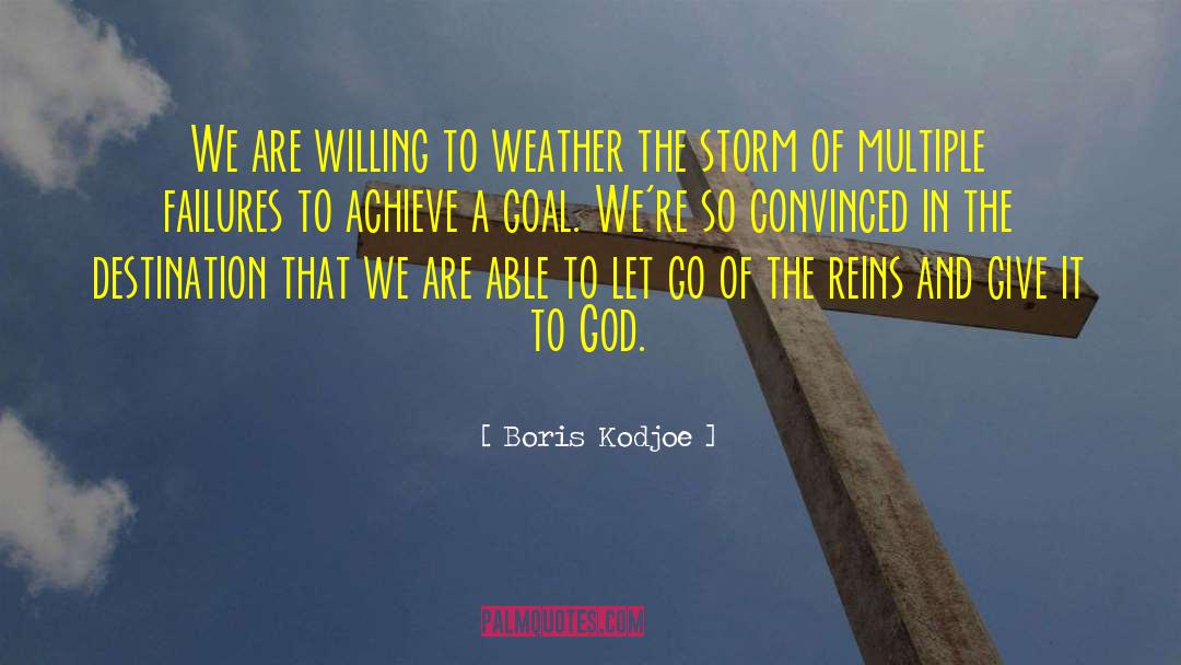 Boris Kodjoe Quotes: We are willing to weather