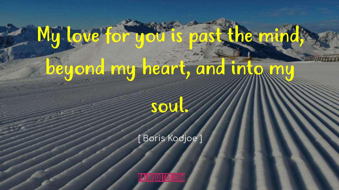 Boris Kodjoe Quotes: My love for you is