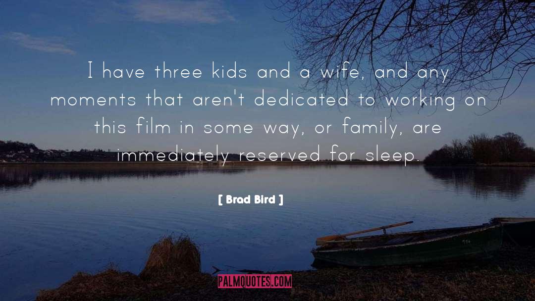 Brad Bird Quotes: I have three kids and