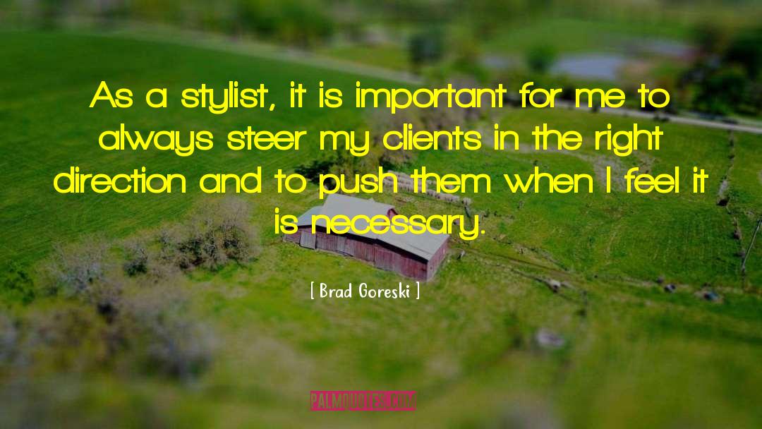 Brad Goreski Quotes: As a stylist, it is