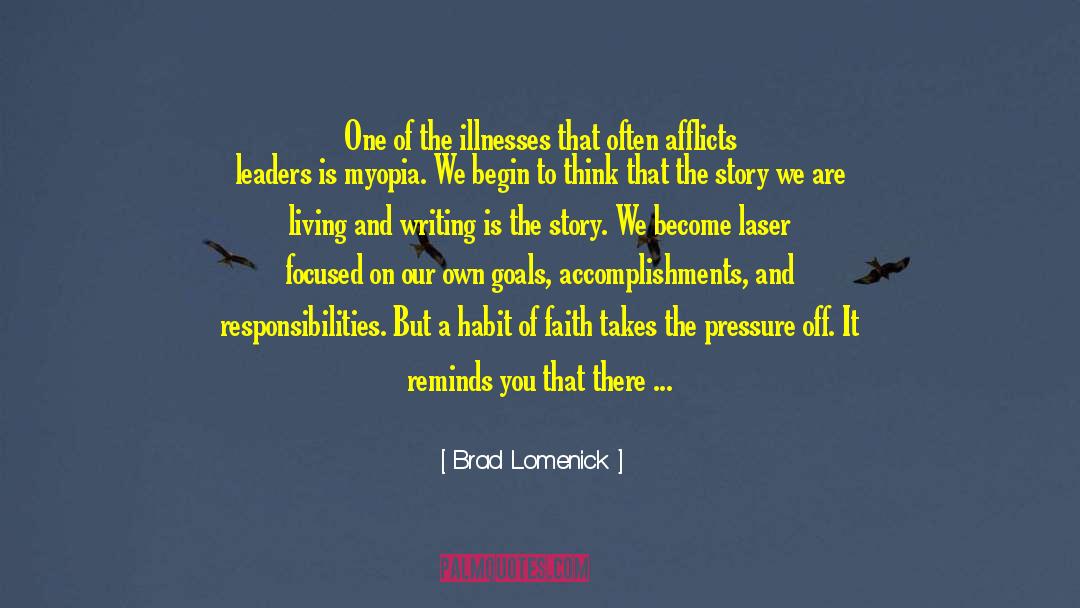 Brad Lomenick Quotes: One of the illnesses that