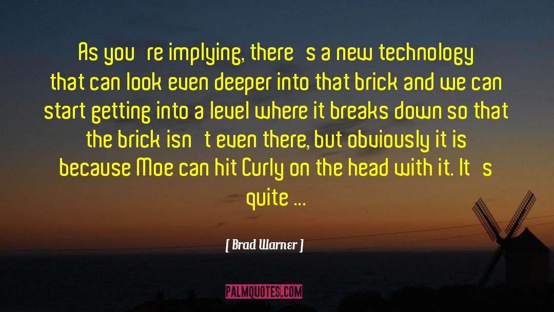 Brad Warner Quotes: As you're implying, there's a