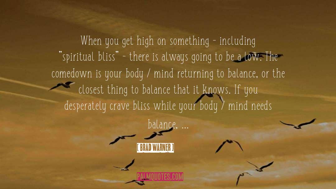 Brad Warner Quotes: When you get high on