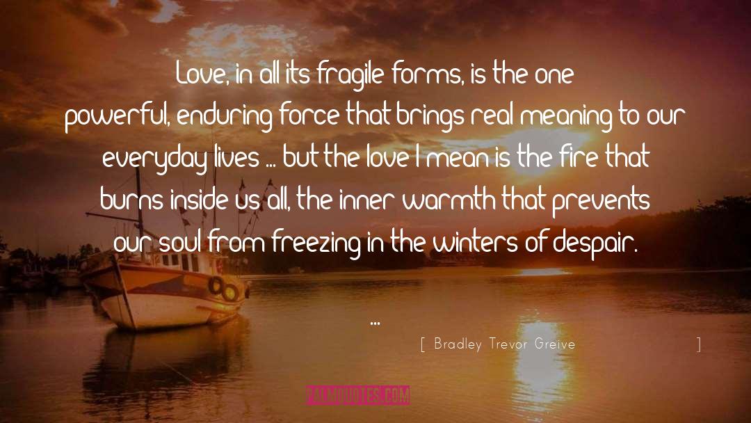 Bradley Trevor Greive Quotes: Love, in all its fragile