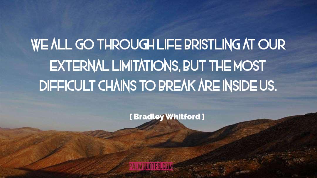 Bradley Whitford Quotes: We all go through life