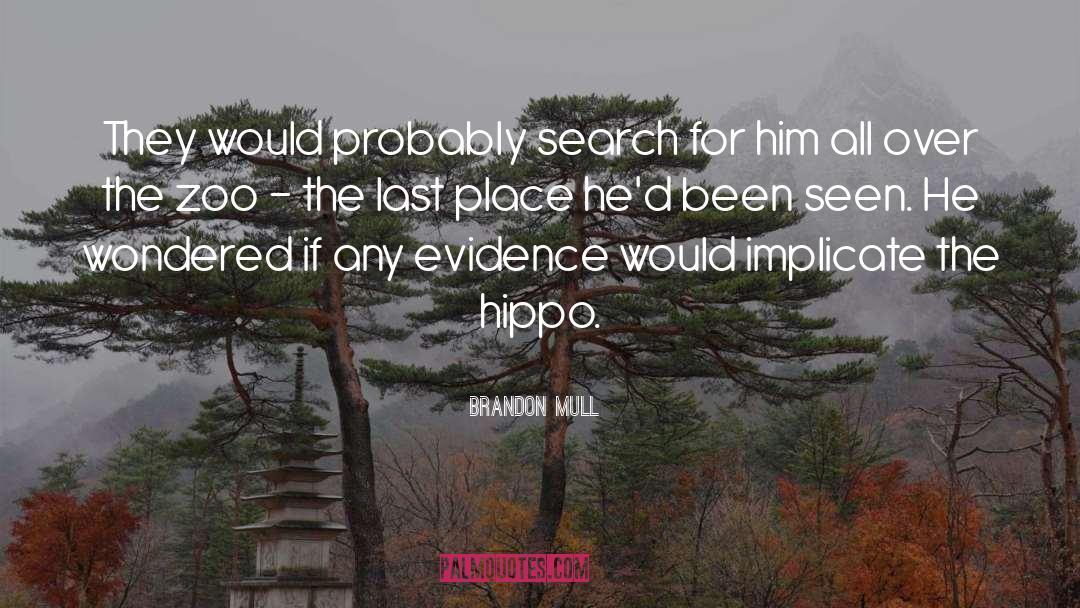 Brandon Mull Quotes: They would probably search for