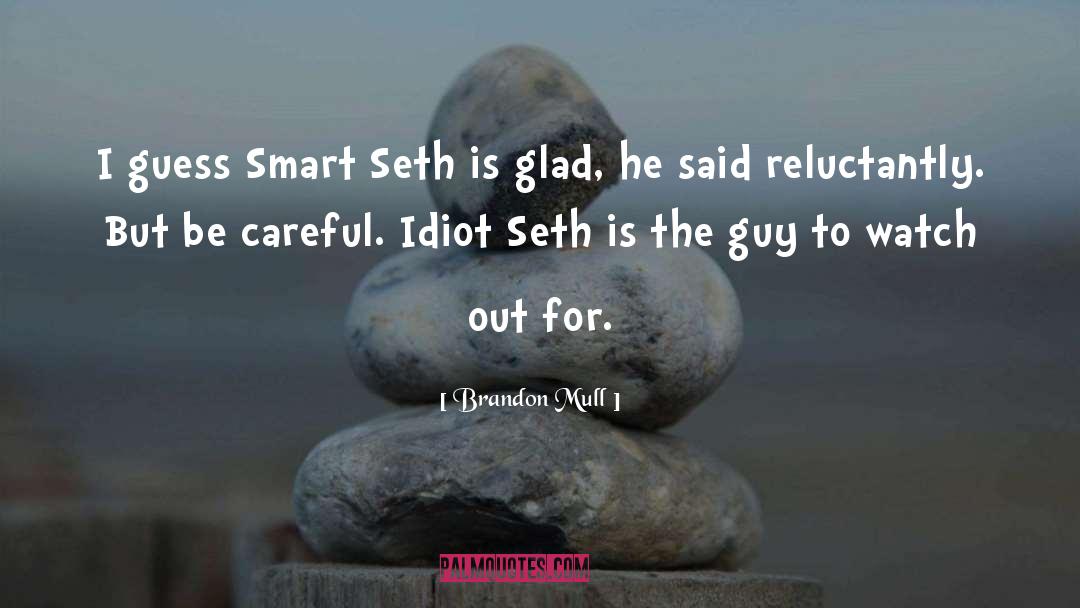 Brandon Mull Quotes: I guess Smart Seth is