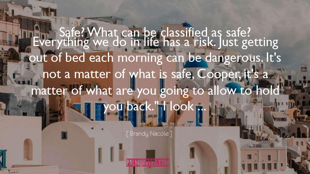 Brandy Nacole Quotes: Safe? What can be classified