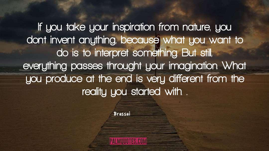 Brassai Quotes: If you take your inspiration