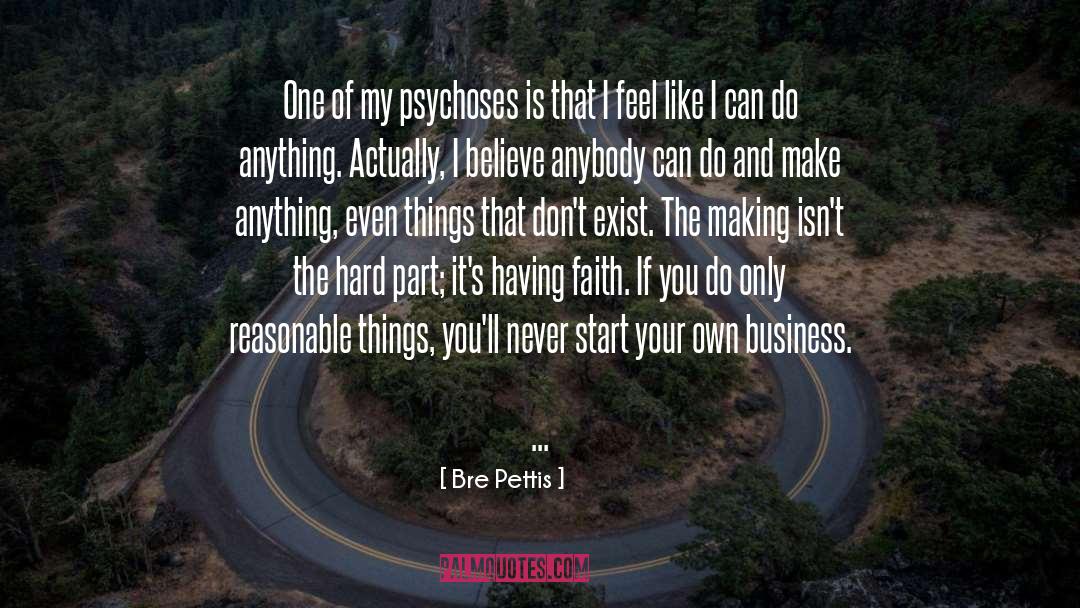 Bre Pettis Quotes: One of my psychoses is