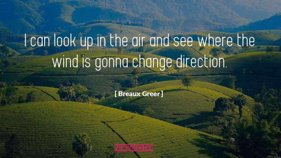 Breaux Greer Quotes: I can look up in